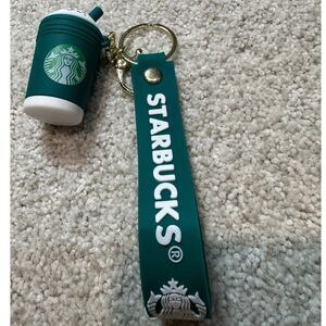 NWOT Starbucks Bearista Frappe Keychain